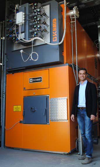 Da Schmid una UTSR 900 a cippato Da Schmid una UTSR 900 a cippato